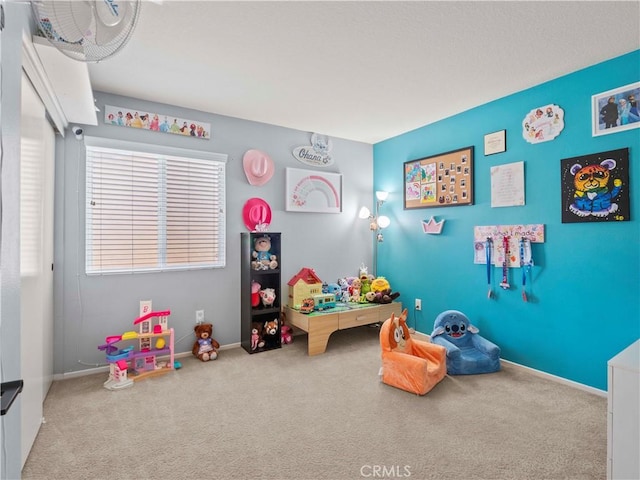 28323 Roman Ct, Saugus, CA 91350 - recreation room with carpet and baseboards