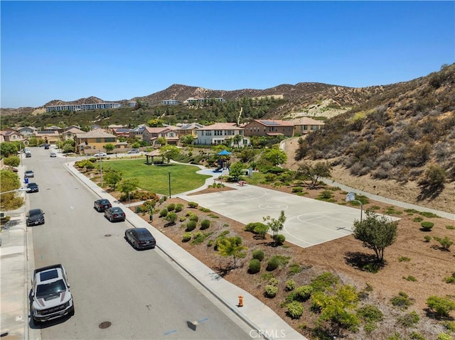 28323 Roman Ct, Saugus, CA 91350 - aerial perspective of suburban area featuring a mountainous background