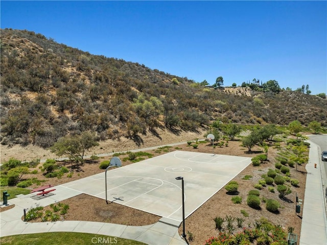 28323 Roman Ct, Saugus, CA 91350 - view of basketball court featuring community basketball court and a mountain view