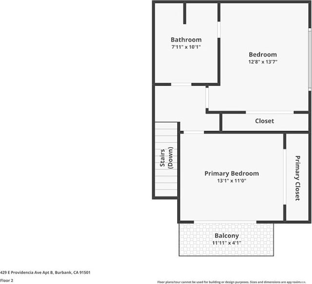 429 E Providencia Ave Unit B, Burbank, CA 91501 - view of home floor plan