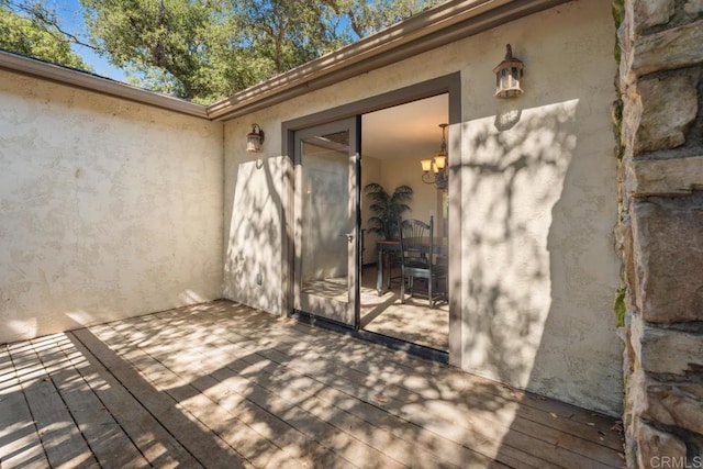 1480 Round Potrero Rd, Potrero, CA 91963 - view of wooden terrace