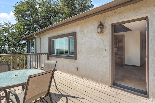 1480 Round Potrero Rd, Potrero, CA 91963 - deck featuring outdoor dining space