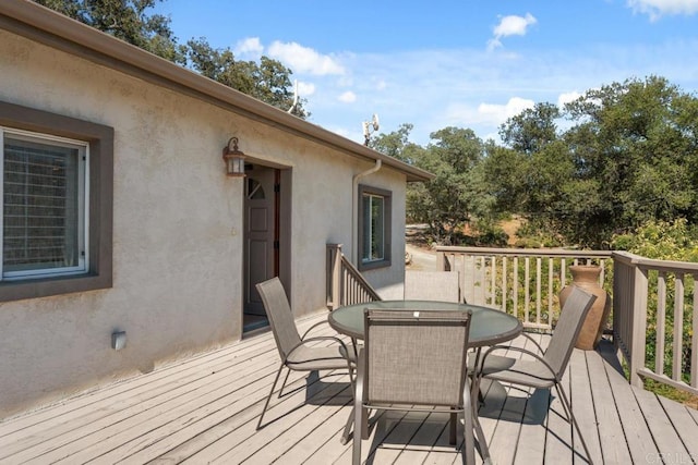 1480 Round Potrero Rd, Potrero, CA 91963 - deck with outdoor dining space