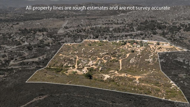 1480 Round Potrero Rd, Potrero, CA 91963 - aerial view of property's location