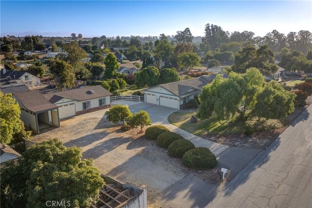 355 Via Vicente, Nipomo, CA 93444 - aerial view of property and surrounding area with nearby suburban area