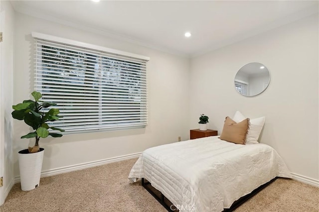24622 Cresta Ct, Laguna Hills, CA 92653 - bedroom with carpet, recessed lighting, and crown molding