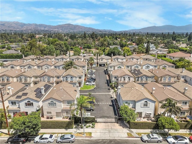 17787 Merridy St, Northridge, CA 91325 - aerial perspective of suburban area with a mountainous background