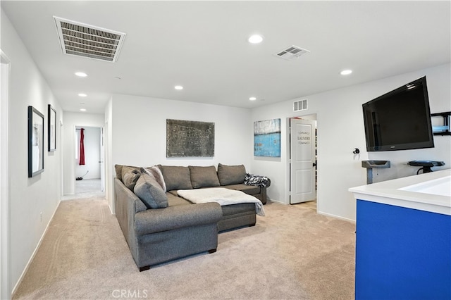 11715 Periwinkle Pl, Jurupa Valley, CA 91752 - living room with light carpet and recessed lighting