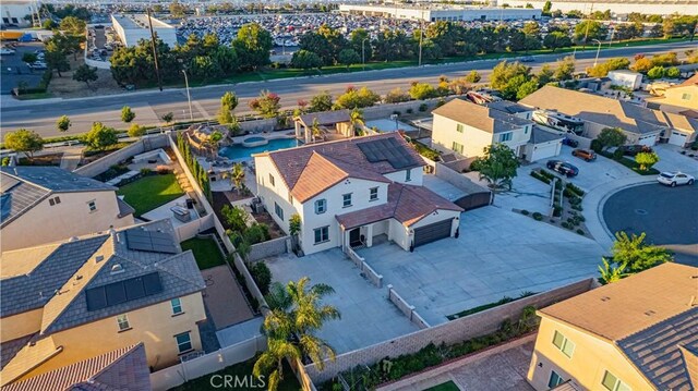 11715 Periwinkle Pl, Jurupa Valley, CA 91752 - aerial perspective of suburban area