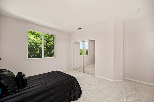 13014 Bermuda Ave, Chino, CA 91710 - bedroom with multiple windows, carpet flooring, and a closet