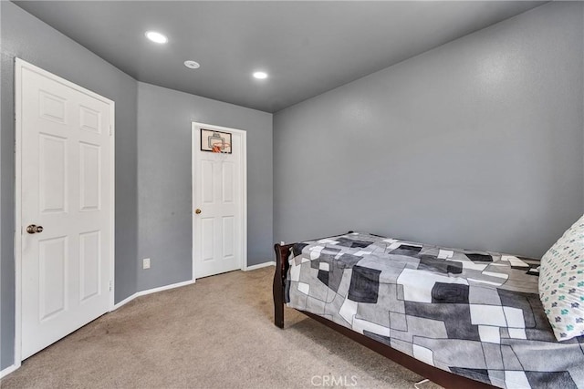 12012 Sproul St Unit 1/2, Norwalk, CA 90650 - carpeted bedroom featuring baseboards and recessed lighting