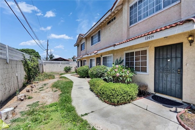 12012 Sproul St Unit 1/2, Norwalk, CA 90650 - entrance to property with stucco siding