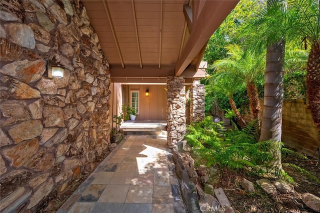 27681 Paseo Esteban, San Juan Capistrano, CA 92675 - property entrance with stone siding