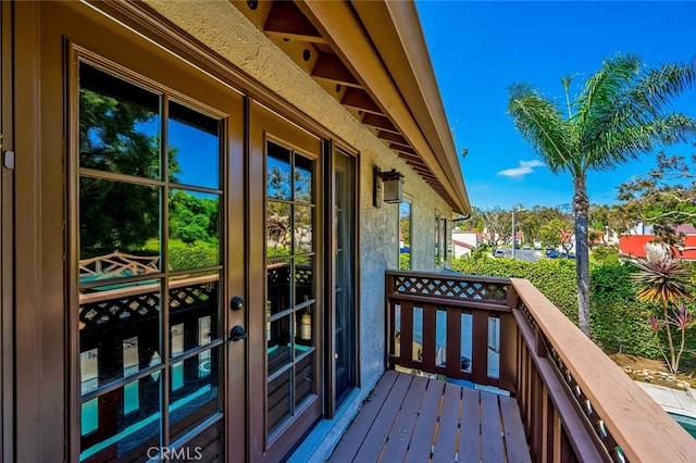 27681 Paseo Esteban, San Juan Capistrano, CA 92675 - wooden terrace with french doors