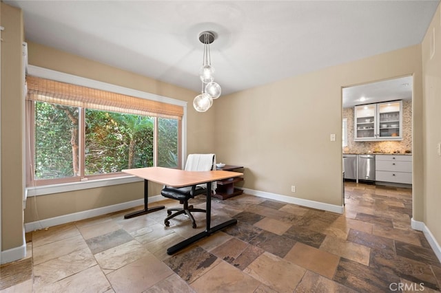 27681 Paseo Esteban, San Juan Capistrano, CA 92675 - office space with stone tile flooring