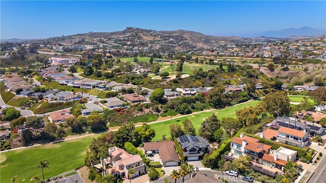 2805 Via Montecito, San Clemente, CA 92672 - aerial view of property and surrounding area featuring mountains and nearby suburban area