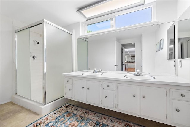 2805 Via Montecito, San Clemente, CA 92672 - full bath featuring a shower stall and double vanity
