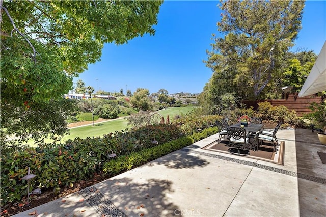 2805 Via Montecito, San Clemente, CA 92672 - view of patio with outdoor dining space and view of golf course