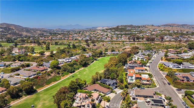 2805 Via Montecito, San Clemente, CA 92672 - aerial view of property's location featuring nearby suburban area and a mountain backdrop