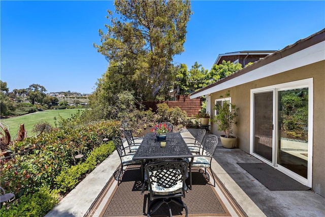 2805 Via Montecito, San Clemente, CA 92672 - view of patio featuring outdoor dining space