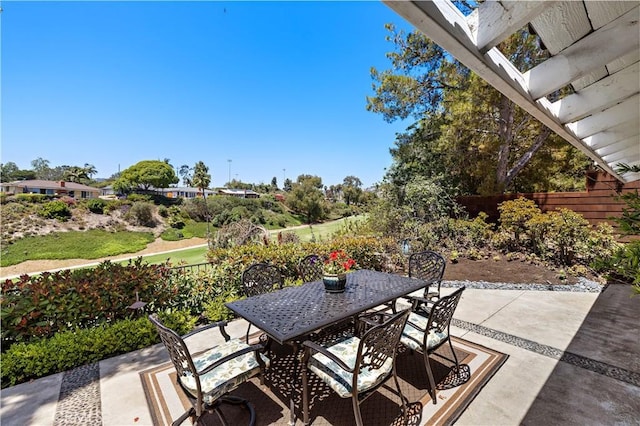 2805 Via Montecito, San Clemente, CA 92672 - view of patio featuring outdoor dining area
