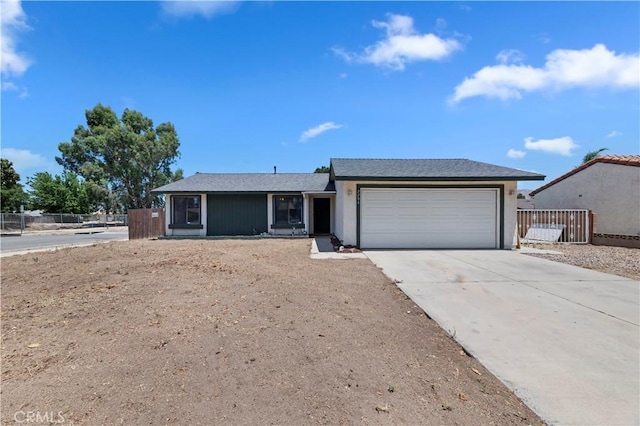 2294 Daisy Way, Hemet, CA 92545 - ranch-style home featuring an attached garage and concrete driveway