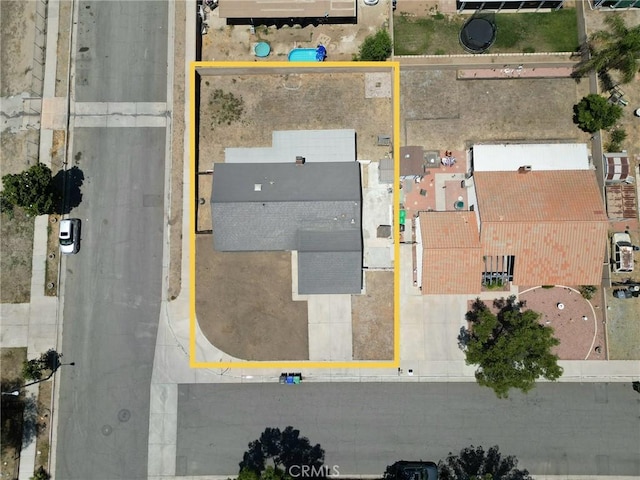 2294 Daisy Way, Hemet, CA 92545 - aerial view of property's location featuring property boundaries highlighted