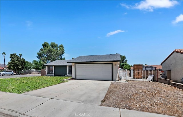 2294 Daisy Way, Hemet, CA 92545 - single story home with a garage, driveway, and a gate