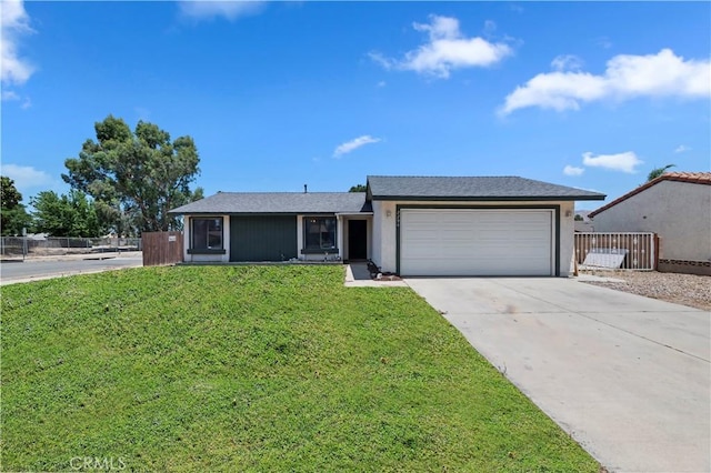 2294 Daisy Way, Hemet, CA 92545 - ranch-style home with an attached garage and concrete driveway