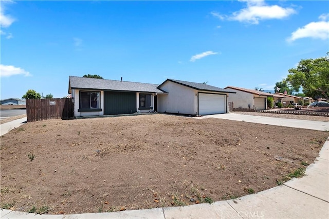 2294 Daisy Way, Hemet, CA 92545 - ranch-style home featuring concrete driveway and an attached garage