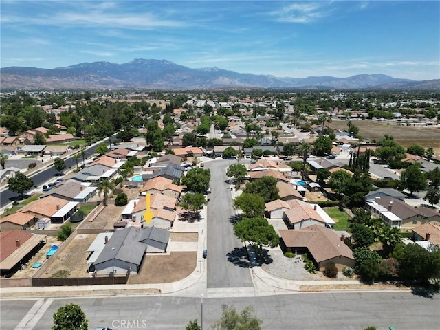 2294 Daisy Way, Hemet, CA 92545 - aerial view of residential area featuring a mountain backdrop