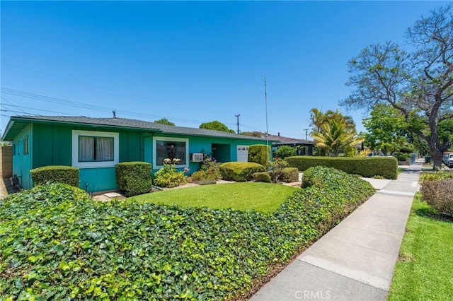 2001 W Jan Way, Santa Ana, CA 92704 - view of front of house with board and batten siding and a front lawn