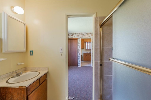 2001 W Jan Way, Santa Ana, CA 92704 - full bath with vanity and a tile shower
