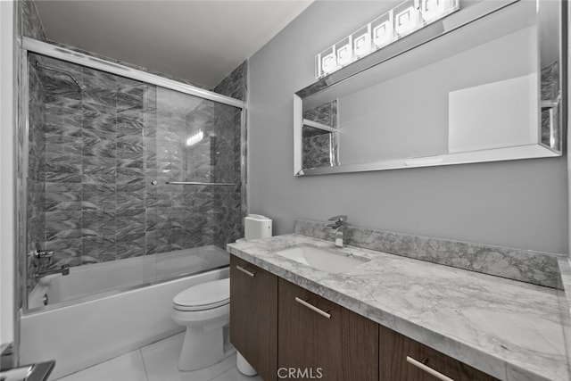 9778 Via Roma, Burbank, CA 91504 - bathroom featuring vanity and combined bath / shower with glass door