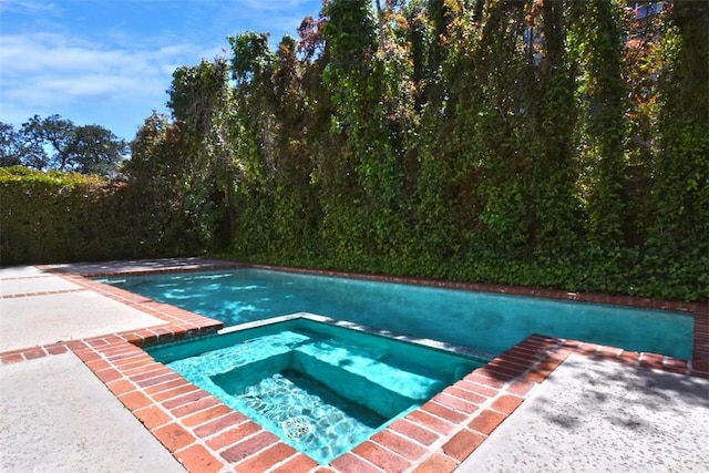 17000 Addison St, Encino, CA 91316 - view of pool featuring a patio area and a pool with connected hot tub