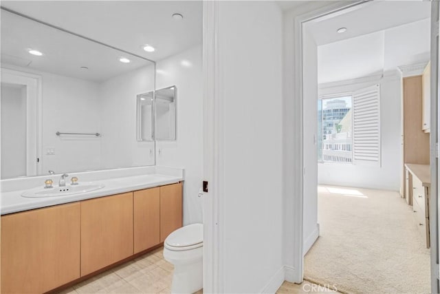 850 E Ocean Blvd Unit 1604, Long Beach, CA 90802 - full bath featuring vanity and recessed lighting
