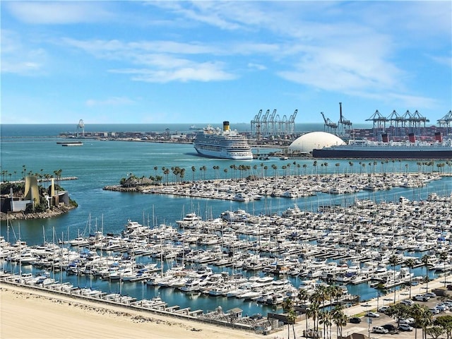 850 E Ocean Blvd Unit 1604, Long Beach, CA 90802 - water view with a marina