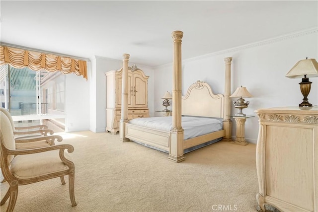850 E Ocean Blvd Unit 1604, Long Beach, CA 90802 - bedroom with light carpet and crown molding