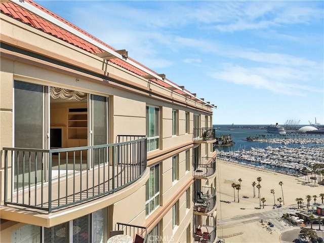 850 E Ocean Blvd Unit 1604, Long Beach, CA 90802 - view of building exterior featuring a water view and view of marina