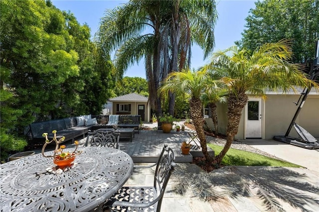 1544 3rd St, Manhattan Beach, CA 90266 - view of patio / terrace with an outdoor living space and outdoor dining area