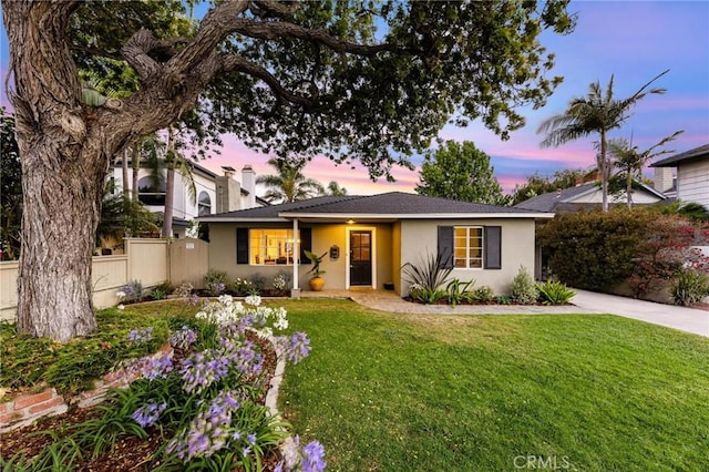 1544 3rd St, Manhattan Beach, CA 90266 - single story home featuring stucco siding, a chimney, and concrete driveway