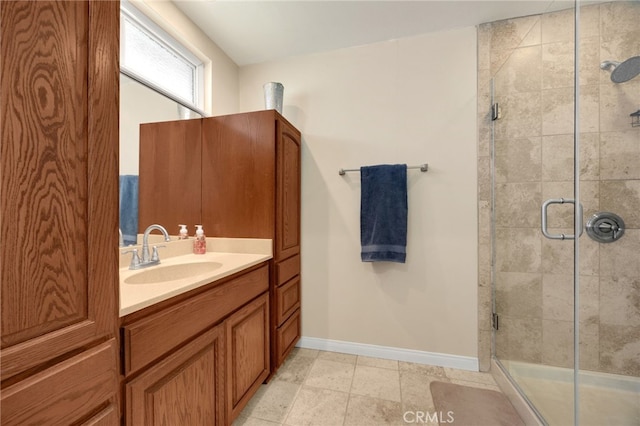 1219 N Van Buren St, Placentia, CA 92870 - bathroom with vanity and a shower stall