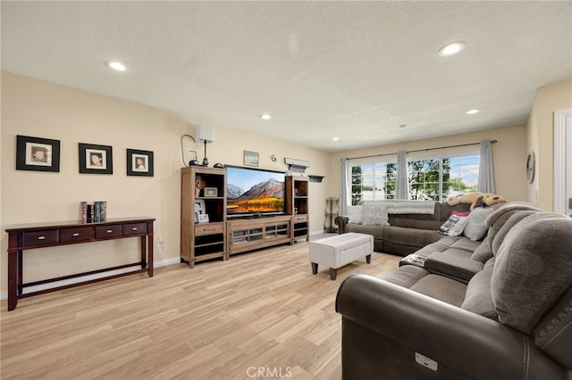 1219 N Van Buren St, Placentia, CA 92870 - living area with light wood-style floors and recessed lighting