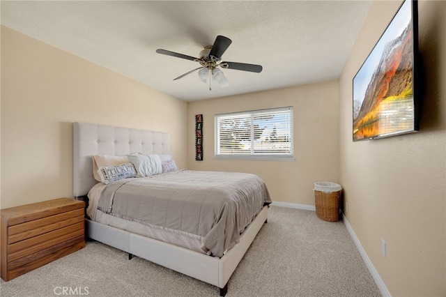 1219 N Van Buren St, Placentia, CA 92870 - carpeted bedroom with baseboards and a ceiling fan