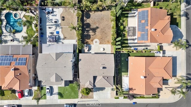 15353 Isabel Ln, Fontana, CA 92336 - drone / aerial view of a pool