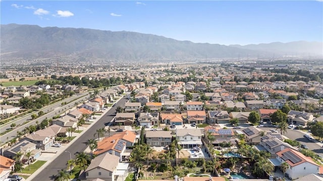 15353 Isabel Ln, Fontana, CA 92336 - aerial view of residential area with a mountain backdrop