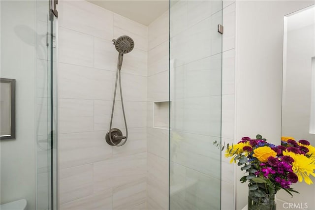 17542 Rainier Dr, North Tustin, CA 92705 - bathroom with a shower stall