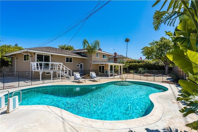 17542 Rainier Dr, North Tustin, CA 92705 - view of swimming pool with a patio
