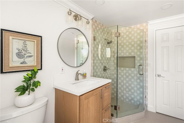 17542 Rainier Dr, North Tustin, CA 92705 - bathroom featuring vanity and a stall shower