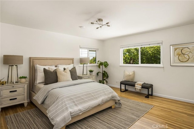 17542 Rainier Dr, North Tustin, CA 92705 - bedroom with baseboards and dark wood-type flooring